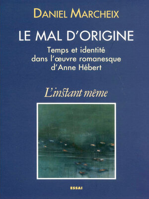 cover image of Le mal d'origine